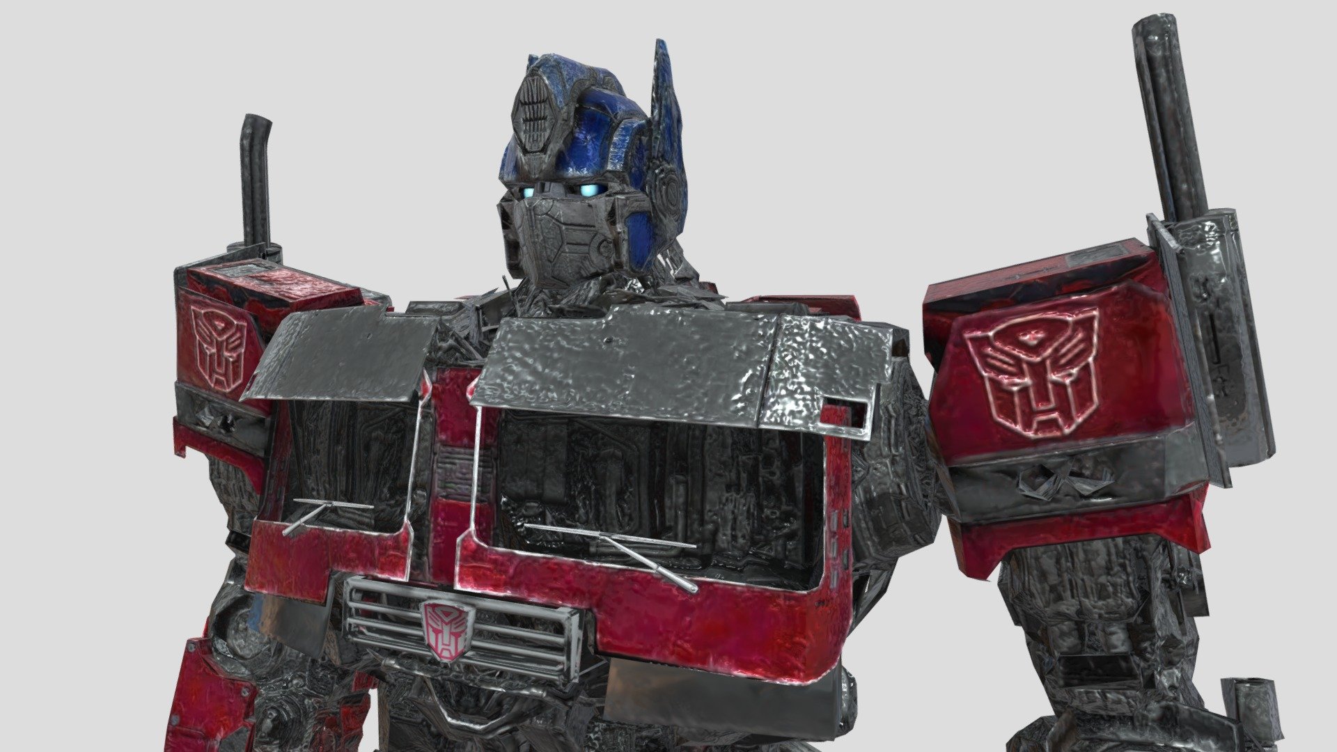 UPDATED RIGGED ROTB Optimus Prime (BLENDER) - Download Free 3D model by ...