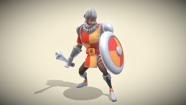 Knight Soldier 1 3D Model
