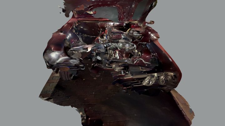 Engine damage. Very quick scan at dusk. 3D Model