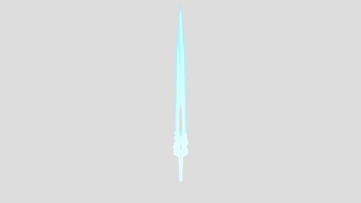 Ice Sword 3D Model