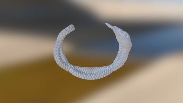 Snake Bracelet 3D Model