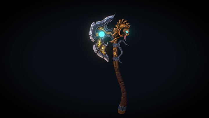 Hand paintedSward 3D Model