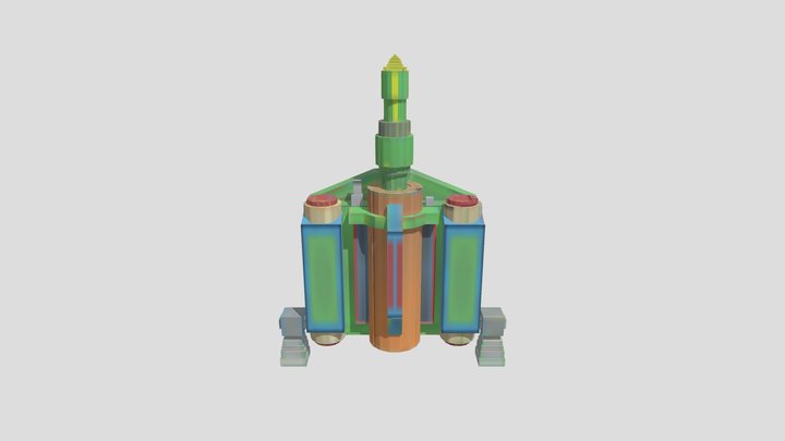 Boba Fett Jetpack 3D Model