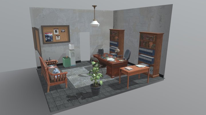 Colonels_office 3D Model