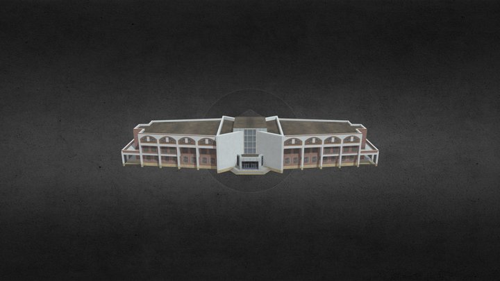railway station Egorshino 3D Model