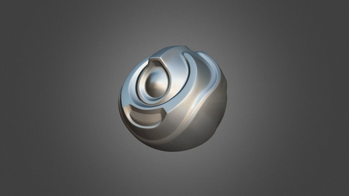 Course Work - Robo-Orb Retopology 3D Model