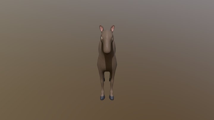 Cartoony Horse – Free 3D Model STL