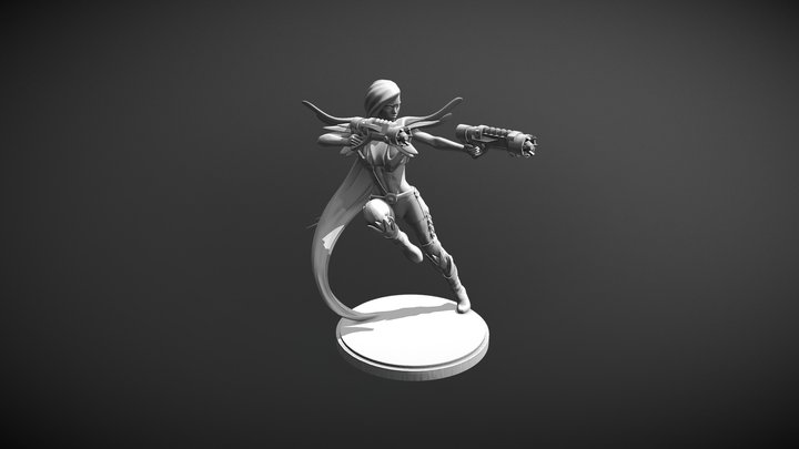 Gundancer Female Fatale Add-On 3D Model