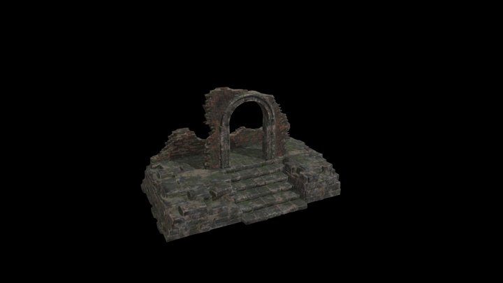 Ruin Archway v2 3D Model