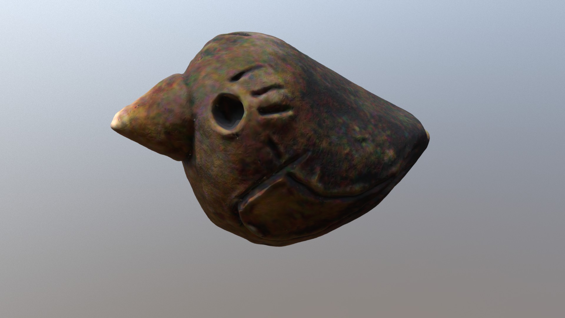 3D model Bird Whistle - This is a 3D model of the Bird Whistle. The 3D model is about a close up of a fish.