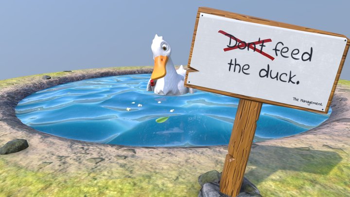 Feed the Duck 3D Model