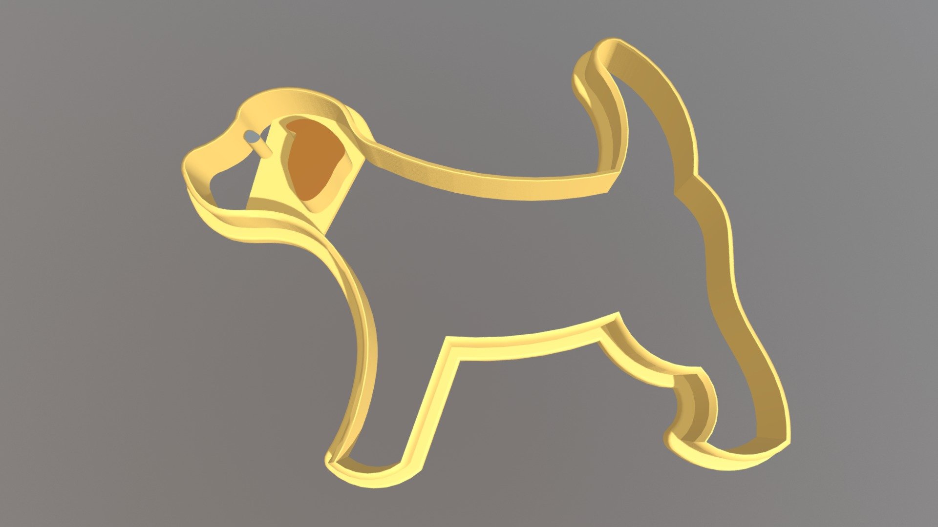 Dog Cookie Mold 3D model by Ma510884 [4974428] Sketchfab