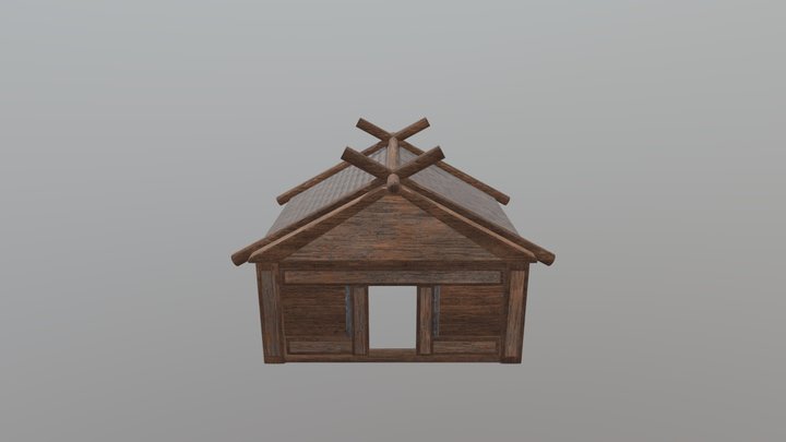 Viking House 3D Model