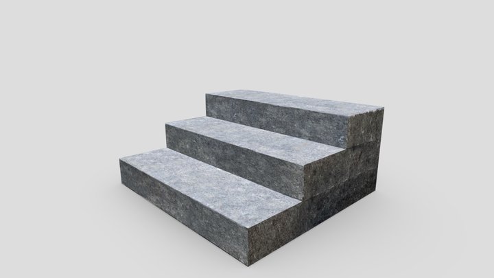 THERMAL FACE STEPS - SAINT HENRY BLACK™ 3D Model