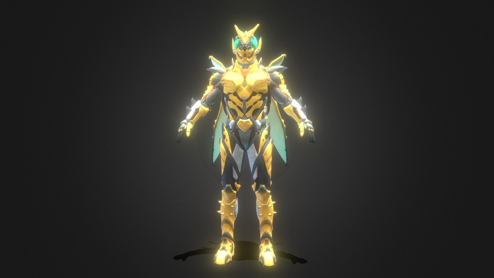 Masked Wasp Set | PUBG | Blend | New Rig