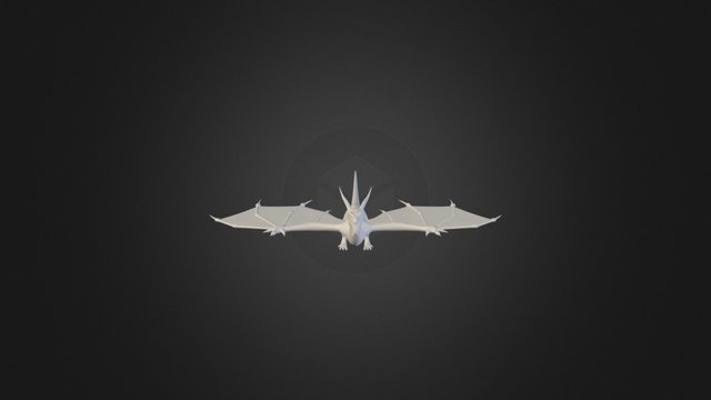 Dragon Low Polygon 3D Model