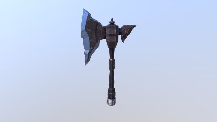 Ork's axe 3D Model