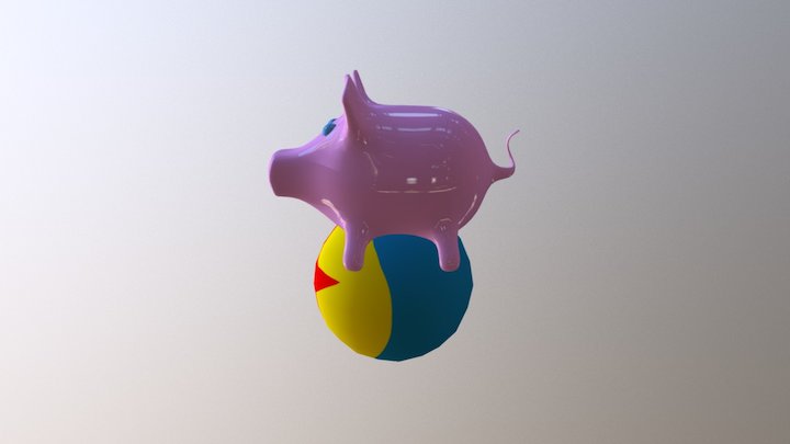 Свинка 3D Model