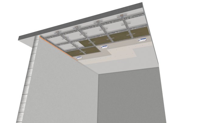 Потолок Ш153 3D Model