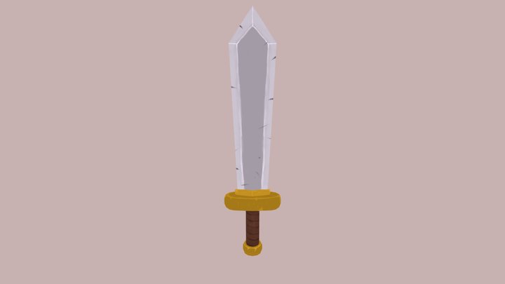 Basic LowPoly Blade 3D Model