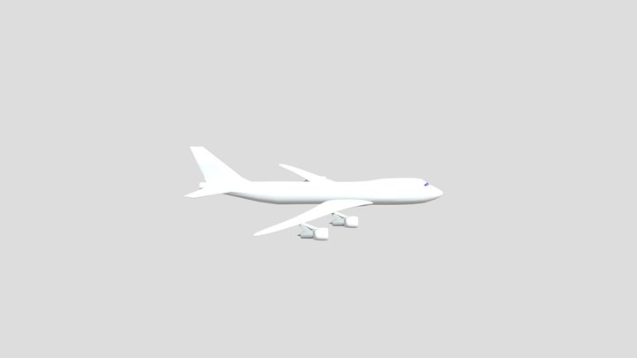 Boeing 747-100 3D Model