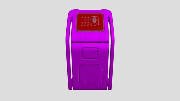 Futuristic Scifi Terminal Access Control Panel