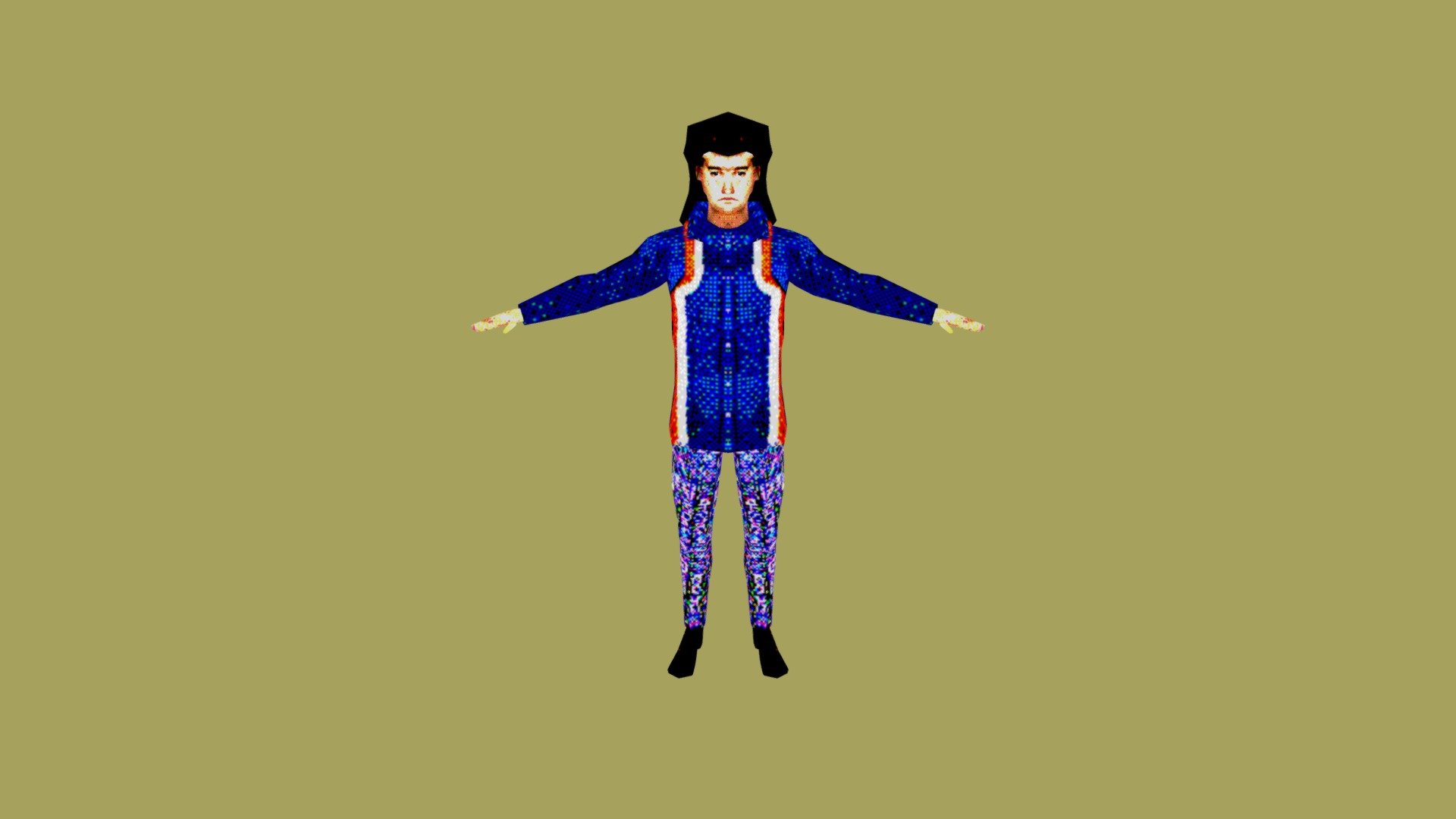 80s Male Character PSX / PS1 - 3D model by ZonenzO (@Zzonenzo) [497c3f3 ...