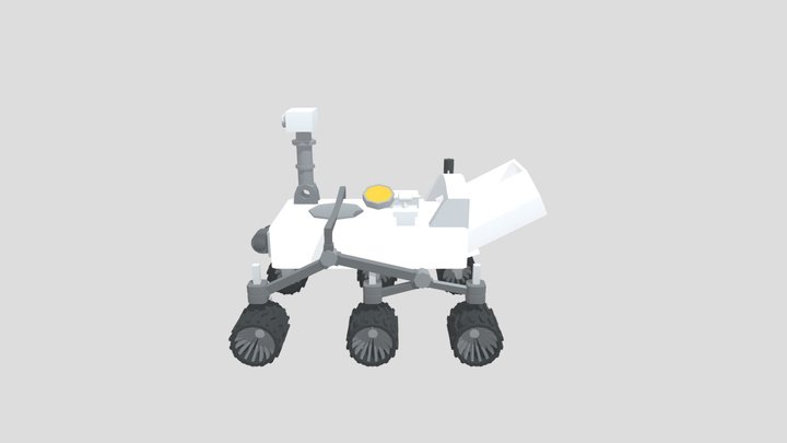 Mars Base Curiosity Rover NO PARTS 3D Model