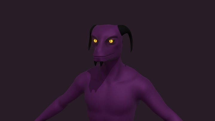 Kaija (dowloadable) horned variant 3D Model
