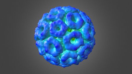 Ross River virus core-like particle - ACS NANO 3D Model
