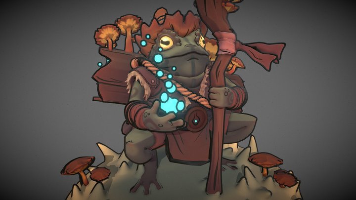Mongry by Bone Dust - Stylized Creation Final 3D Model