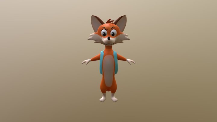 Zorro Fox Model 3D Model