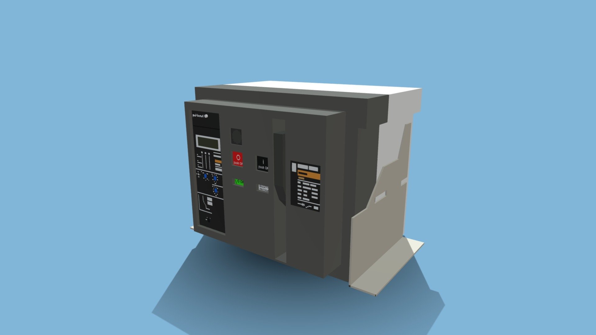 Air Circuit Breaker Download Free 3D model by GeniusPilot2016