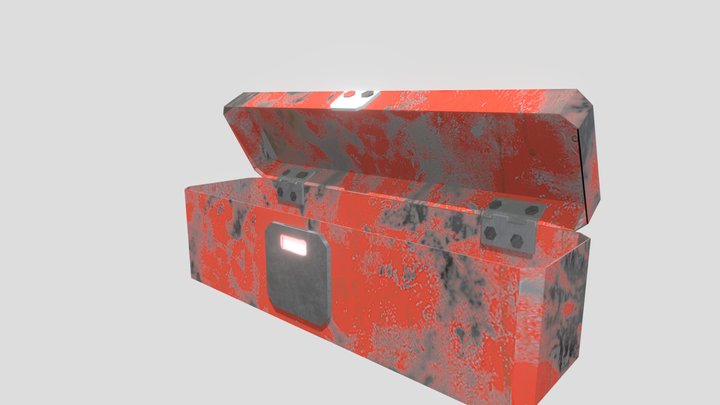 Low Poly Tool Box 3D Model