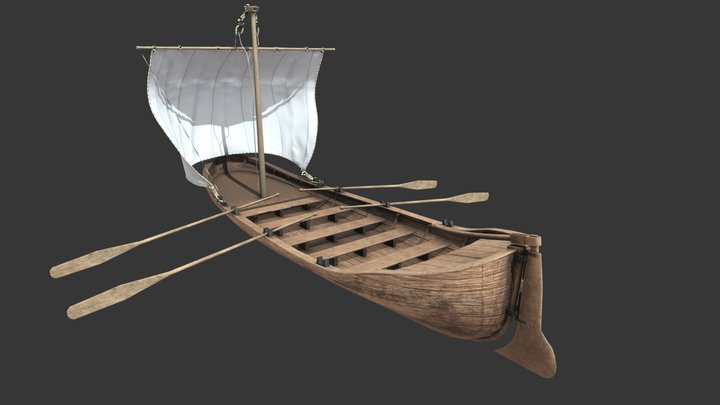 Esquife 1856 3D Model