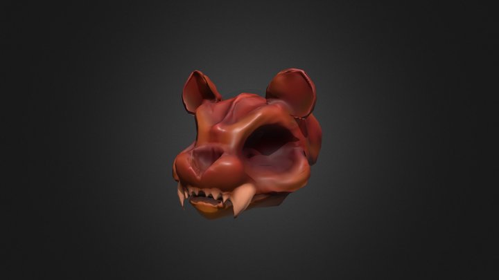 CatSkull 3D Model