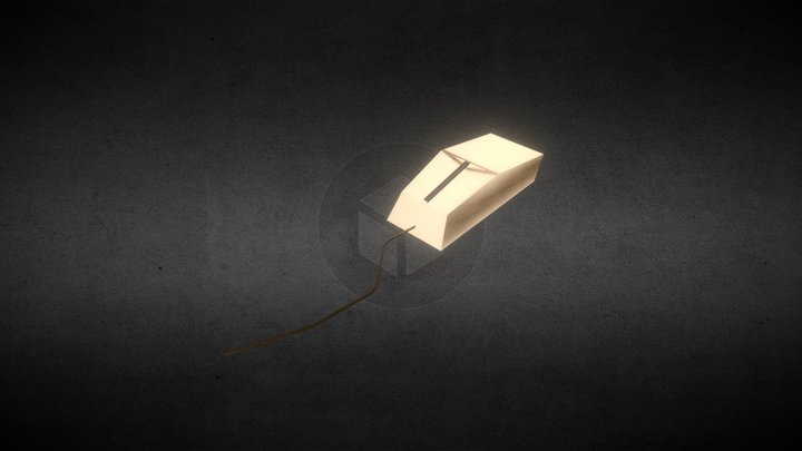 PS1 Style Old Mouse – Modelo 3D gratuito STL