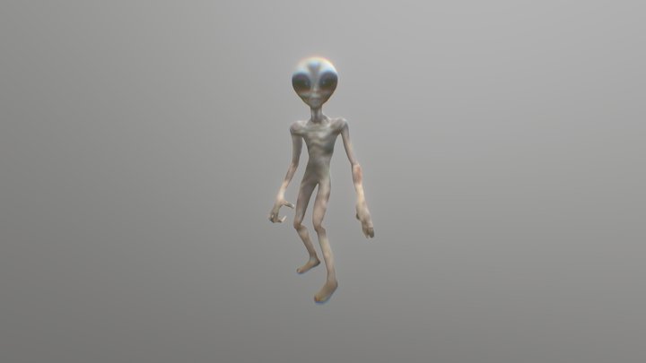 Grey Alien idle 3D Model