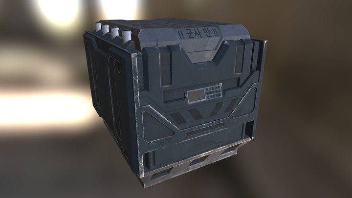 Supply Crate WIP 3D Model