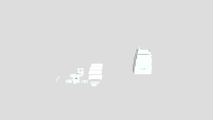 Modular building kit 3D Model
