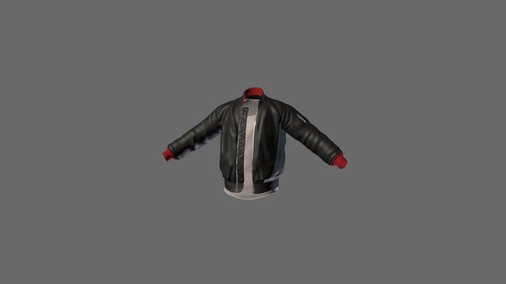 Bomber Jacket 3D Model