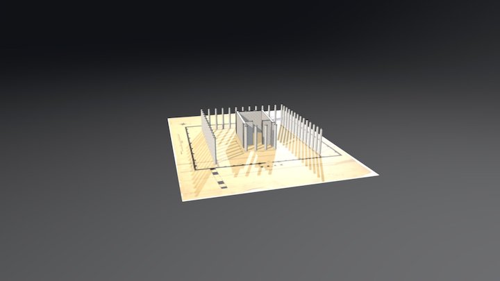 Temple C (Corinth) 3D Model