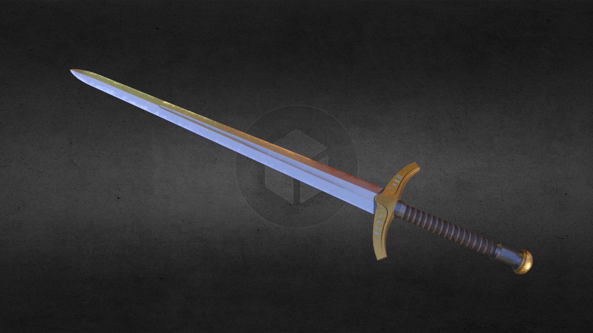 Runic blade - 3D model by KamilOrlowski (@Attaras88) [49886c4] - Sketchfab