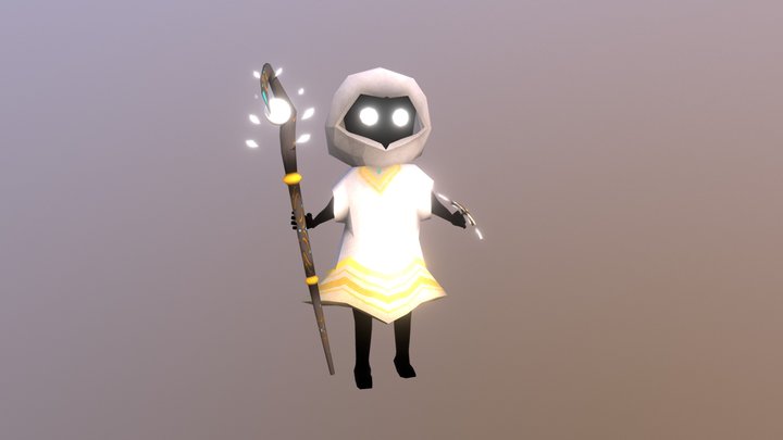 The Mage of light 3D Model