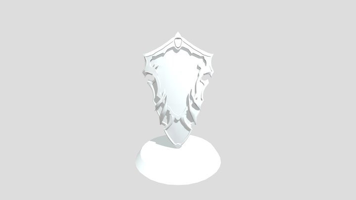 Broken Shield Model V1 3D Model