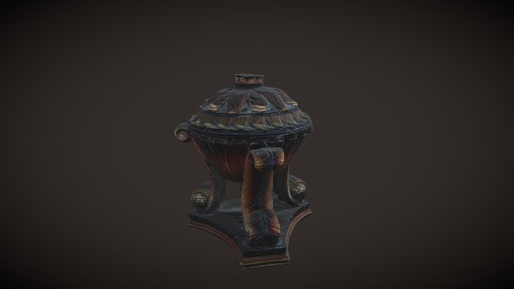 Traditional Urn 3D Model