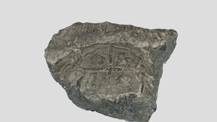Destrukt płyty grobowej 3D Model