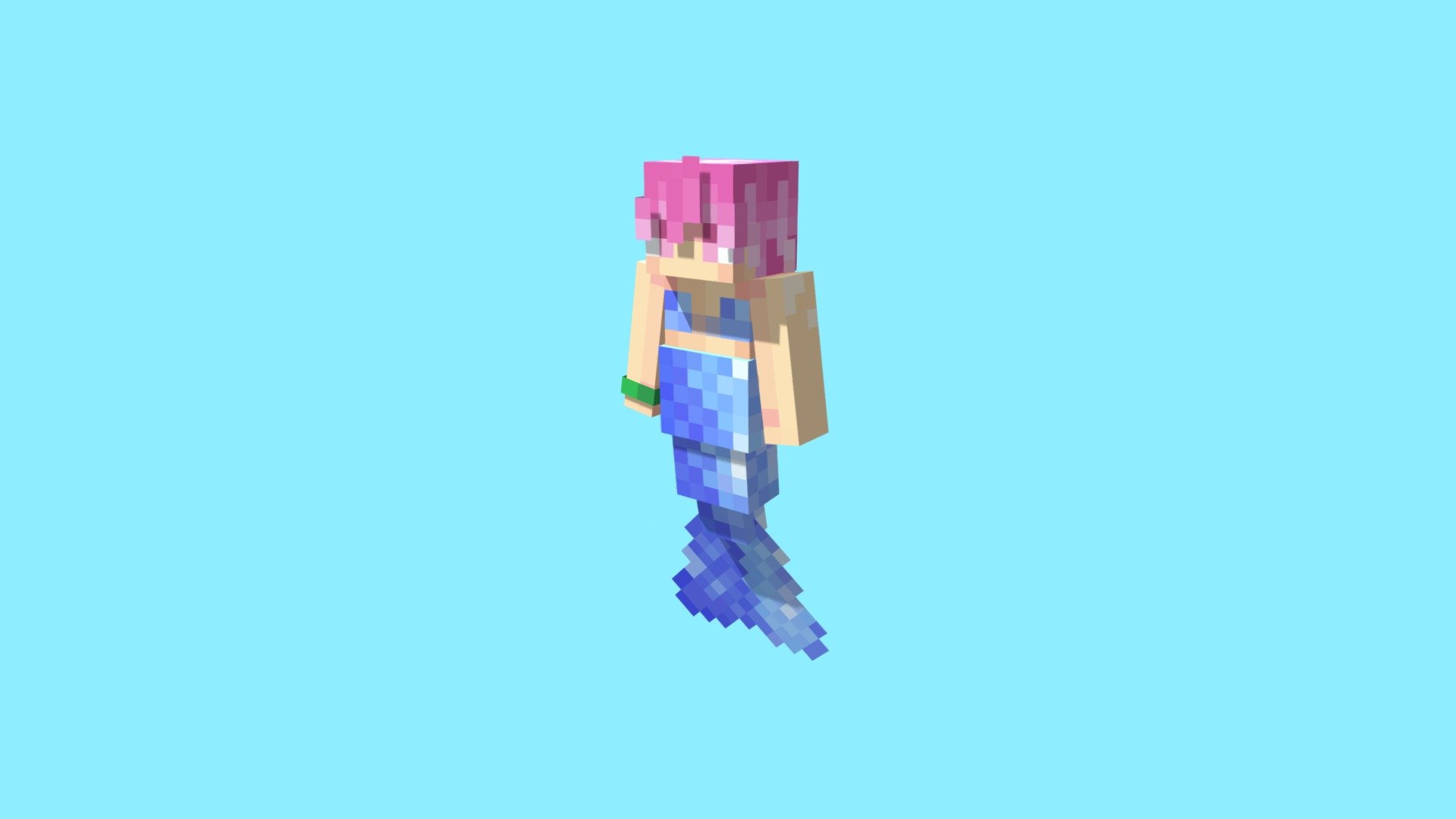 Little Mermaid Minecraft Creature 3D Model By Bono Bonogakure   7c0f65c2440948849b5aad0284d6fa9f 