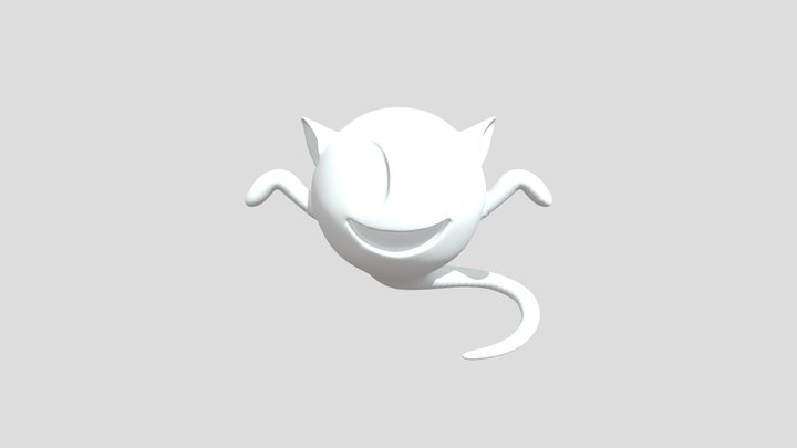 Red Wisp ghost 3D Model