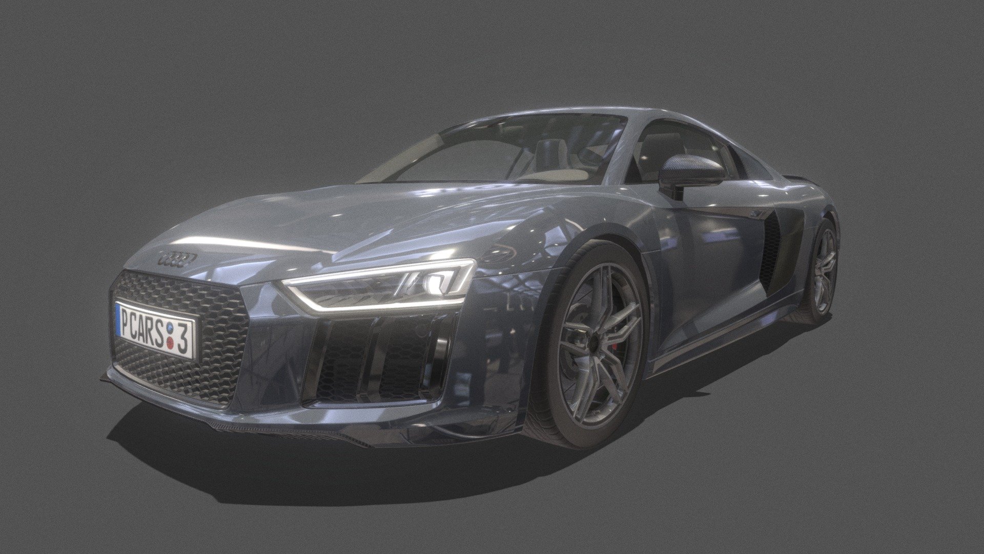 Audi R8 V10 Plus (Project Cars 3) - Download Free 3D model by VuckyZ ...